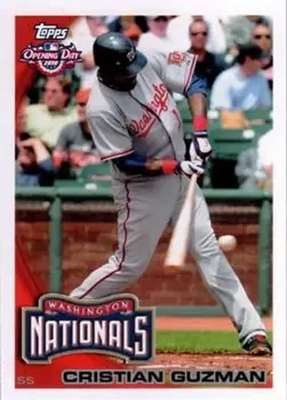2010 Topps Opening Day #12 - Cristian Guzman - Washington Nationals