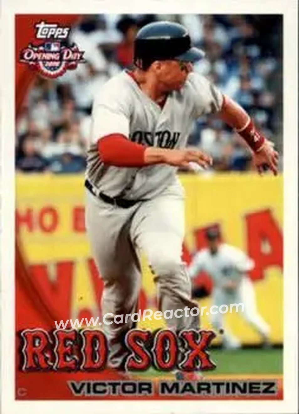 2010 Topps Opening Day #17 - Victor Martinez - Boston Red Sox - Front