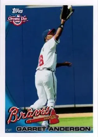2010 Topps Opening Day #19 - Garret Anderson - Atlanta Braves