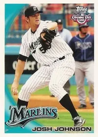 2010 Topps Opening Day #20 - Josh Johnson - Florida Marlins