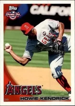 2010 Topps Opening Day #22 - Howie Kendrick - Los Angeles Angels