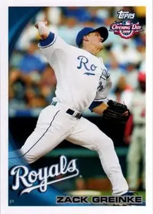 2010 Topps Opening Day #25 - Zack Greinke - Kansas City Royals