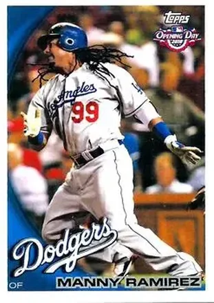 2010 Topps Opening Day #29 - Manny Ramirez - Los Angeles Dodgers