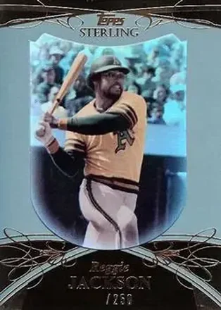 2010 Topps Sterling #17 - Reggie Jackson (b.1946 OF) - Oakland Athletics
