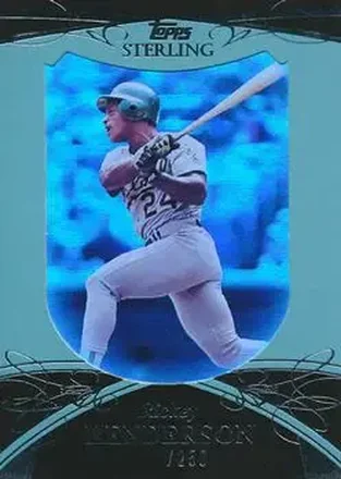 2010 Topps Sterling #58 - Rickey Henderson - Oakland Athletics