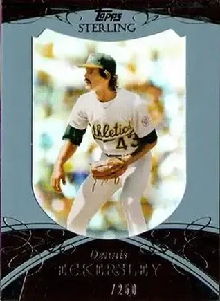 2010 Topps Sterling #81 - Dennis Eckersley - Oakland Athletics