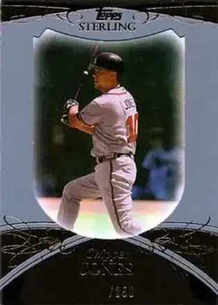 2010 Topps Sterling #84 - Chipper Jones - Atlanta Braves
