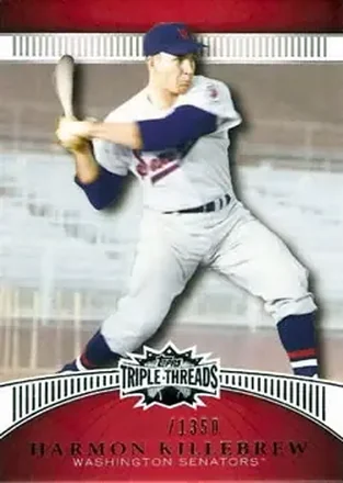2010 Topps Triple Threads #2 - Harmon Killebrew - Washington Senators