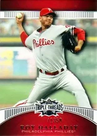 2010 Topps Triple Threads #6 - Roy Halladay - Philadelphia Phillies