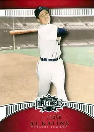 2010 Topps Triple Threads #12 - Al Kaline - Detroit Tigers
