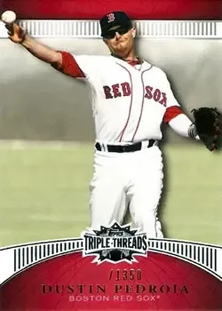 2010 Topps Triple Threads #13 - Dustin Pedroia - Boston Red Sox