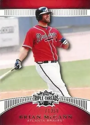 2010 Topps Triple Threads #20 - Brian McCann - Atlanta Braves