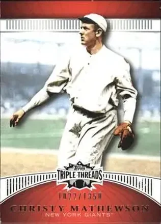 2010 Topps Triple Threads #25 - Christy Mathewson - New York Giants