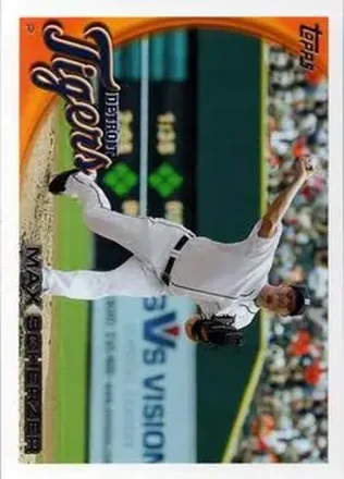 2010 Topps Update #US-13 - Max Scherzer - Detroit Tigers