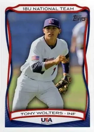2010 Topps USA Baseball #USA-20 - Tony Wolters - USA