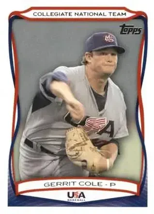 2010 Topps USA Baseball #USA-25 - Gerrit Cole - USA