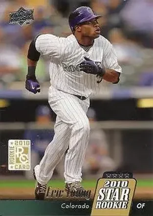 2010 Upper Deck #3 - Eric Young Jr. - Colorado Rockies