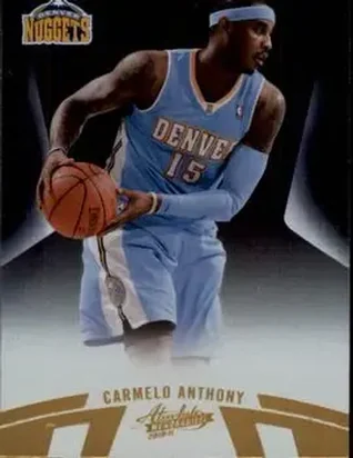 2010-11 Panini Absolute Memorabilia #15 - Carmelo Anthony - Denver Nuggets