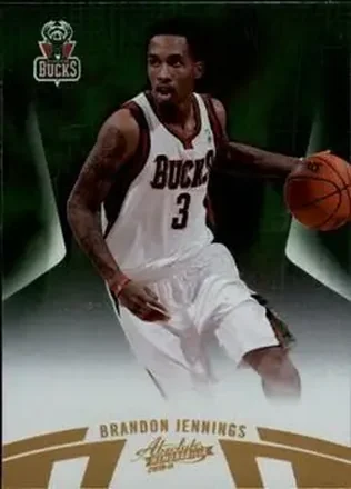 2010-11 Panini Absolute Memorabilia #16 - Brandon Jennings - Milwaukee Bucks