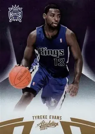 2010-11 Panini Absolute Memorabilia #19 - Tyreke Evans - Sacramento Kings