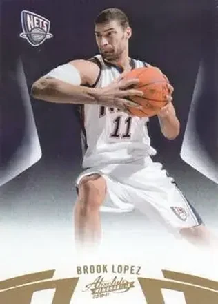 2010-11 Panini Absolute Memorabilia #25 - Brook Lopez - New Jersey Nets