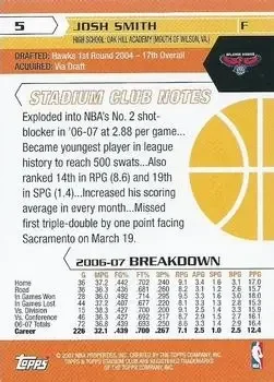 Back of Josh Smith