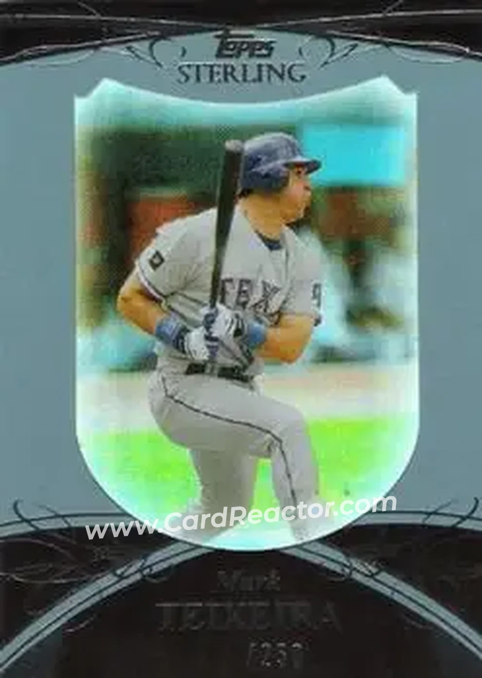 2010 Topps Sterling #117 - Mark Teixeira - Texas Rangers - Front
