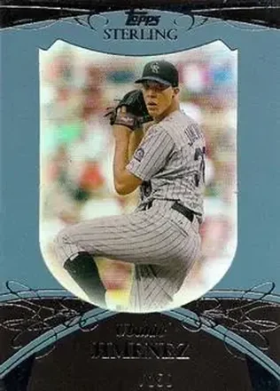 2010 Topps Sterling #144 - Ubaldo Jimenez - Colorado Rockies