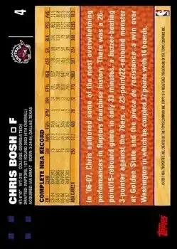 Back of Chris Bosh