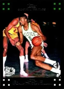 2007-08 Topps #6 - Bill Russell - Boston Celtics