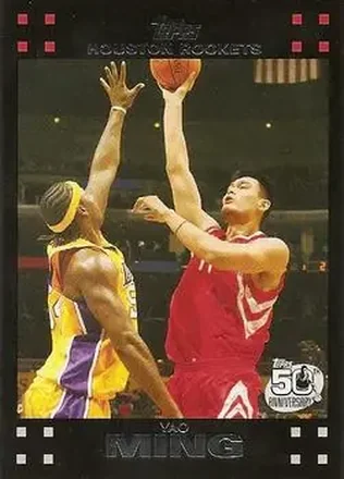 2007-08 Topps #11 - Yao Ming - Houston Rockets 2007-08 Topps #11 - Yao Ming - Houston Rockets