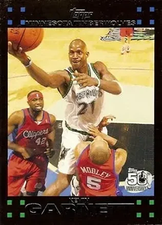 2007-08 Topps #20 - Kevin Garnett - Minnesota Timberwolves