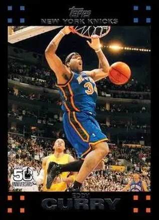 2007-08 Topps #25 - Eddy Curry - New York Knicks