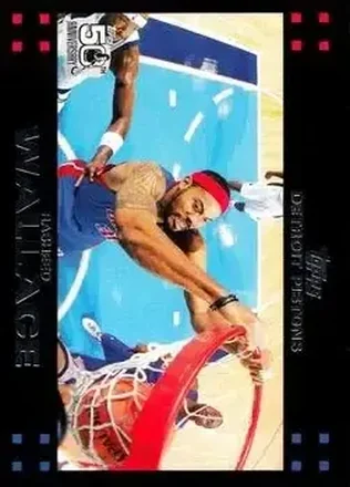 2007-08 Topps #30 - Rasheed Wallace - Detroit Pistons