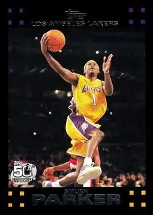 2007-08 Topps #55 - Smush Parker - Los Angeles Lakers