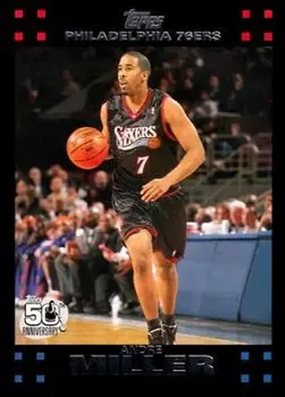 2007-08 Topps #56 - Andre Miller - Philadelphia 76ers