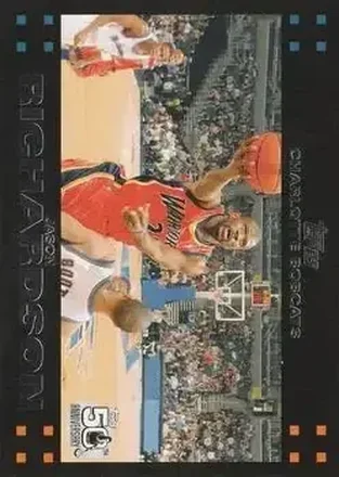 2007-08 Topps #58 - Jason Richardson - Charlotte Bobcats