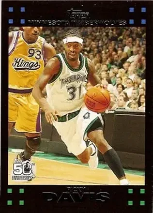 2007-08 Topps #62 - Ricky Davis - Minnesota Timberwolves