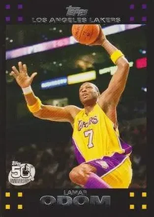 2007-08 Topps #67 - Lamar Odom - Los Angeles Lakers