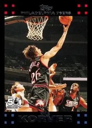 2007-08 Topps #68 - Kyle Korver - Philadelphia 76ers