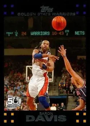 2007-08 Topps #71 - Baron Davis - Golden State Warriors