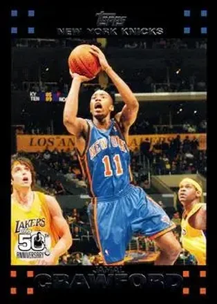 2007-08 Topps #85 - Jamal Crawford - New York Knicks