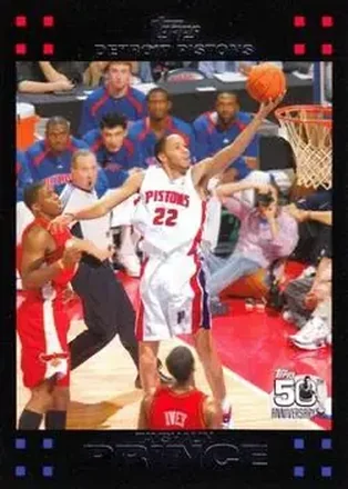 2007-08 Topps #92 - Tayshaun Prince - Detroit Pistons