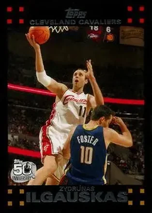 2007-08 Topps #96 - Zydrunas Ilgauskas - Cleveland Cavaliers 2007-08 Topps #96 - Zydrunas Ilgauskas - Cleveland Cavaliers
