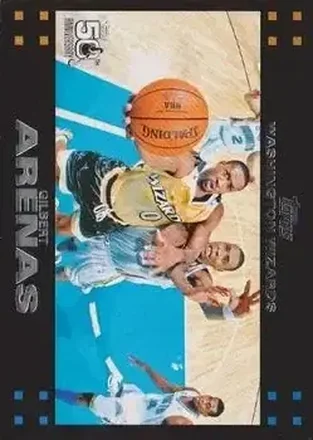 2007-08 Topps #100 - Gilbert Arenas - Washington Wizards