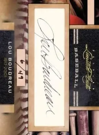 2011 Donruss Limited Cuts #227 - Lou Boudreau