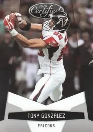 2010 Panini Certified #8 - Tony Gonzalez - Atlanta Falcons