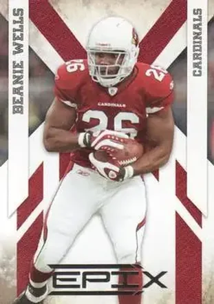 2010 Panini Epix #1 - Beanie Wells - Arizona Cardinals