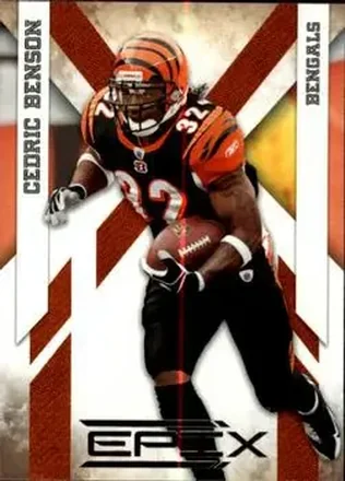 2010 Panini Epix #20 - Cedric Benson - Cincinnati Bengals
