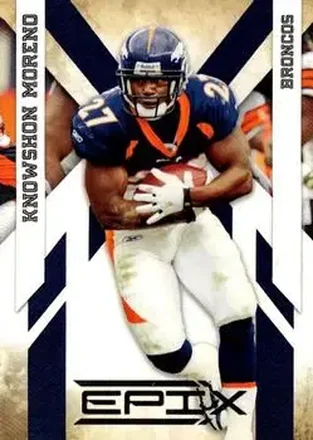 2010 Panini Epix #30 - Knowshon Moreno - Denver Broncos